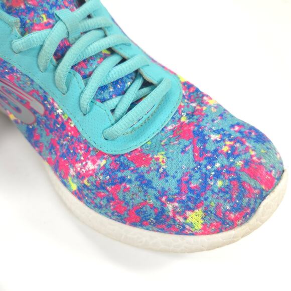 Skechers Light Weight Athletic Running Lace Up Shoe Womens Size 9 12731 Multi - Picture 8 of 9